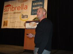 Chad Harris, The Garden Gates, TheGardenGates.com, lifestyle store, Casual Living conference, kill the competition, axe fighter